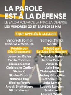 Salon du Polar de la Fnac Paris la Défense 2022 - 20 et 21 mai