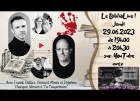 Franck Thilliez et Bernard Minier en live ce jeudi 29 juin !
