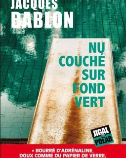 Nu couché sur fond vert - Jacques Bablon