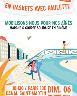 Partez "En Baskets avec Paulette" le 6 octobre prochain à Paris. 