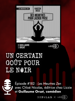 Écouter le polar. Discussion autour du livre audio chez Lizzie : Des meurtres qui font du bien. 