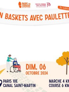 Partez "En Baskets avec Paulette" le 6 octobre prochain à Paris. 