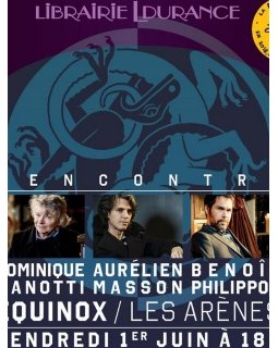 Rencontre « Equinox » avec Dominique Manotti, Aurélien Masson et Benoît Philippon - 1er Juin