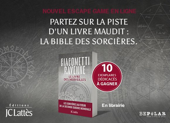 La Chasse au Livre Maudit : le thriller historique de Giacometti Ravenne vous attend !