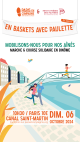 Partez "En Baskets avec Paulette" le 6 octobre prochain à Paris. 