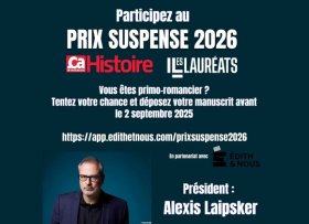 Le lancement de l'appel à manuscrits du Prix Suspense Ca m'intéresse Histoire 2026 !