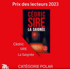 Cédric Sire reçoit le Prix des lecteurs 2023 du Livre de Poche
