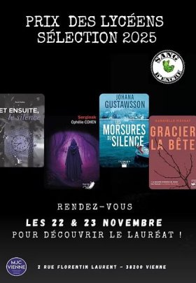 Les sélections des prix du festival Sang d'Encre à Vienne.